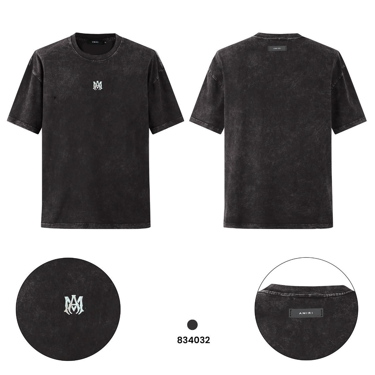 AMIRI GRIS CON NEGRO OVERSIZE - 834032